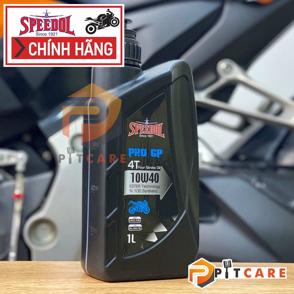 Nhớt Xe Máy Động Cơ 4 Thì SPEEDOL Pro GP 10W40 Có Chiết Lẻ Êm Máy Bền Bỉ