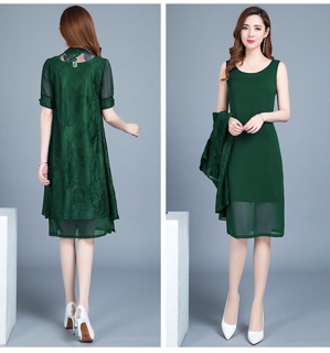 Đầm Kèm áo Khoác Cao Cấp