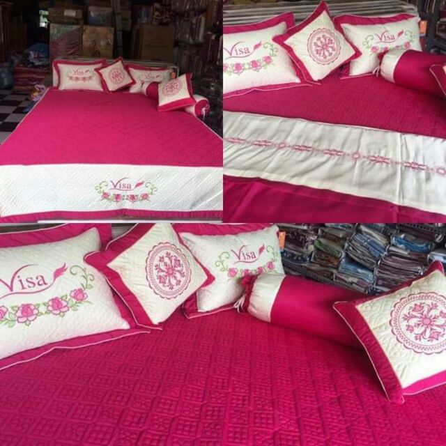 Chăn ga gối satin 7 món