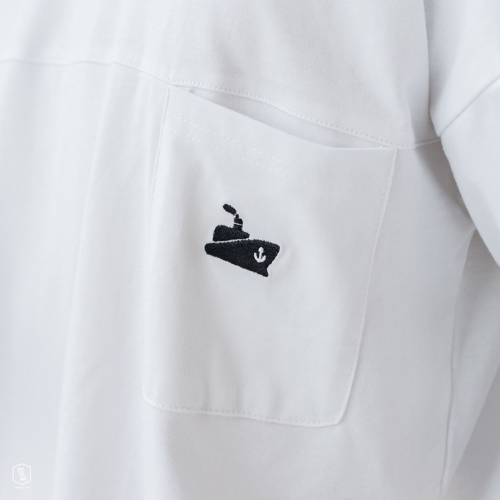 Áo thun ngắn tay Unisex cổ tròn có túi ngực thêu hoạ tiết thuyền SSSTUTTER thoáng mát thấm mồ hôi Try Tee | BigBuy360 - bigbuy360.vn