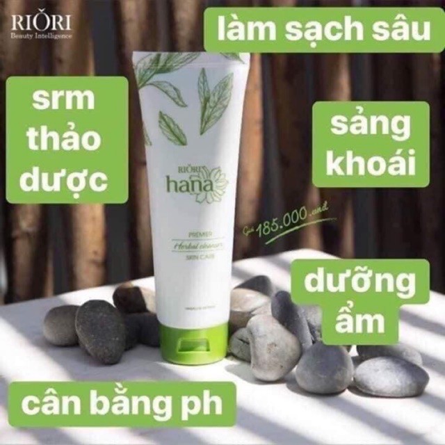 Sữa Rửa Mặt Thảo Mộc Riori - Hana Herbal Cleanser