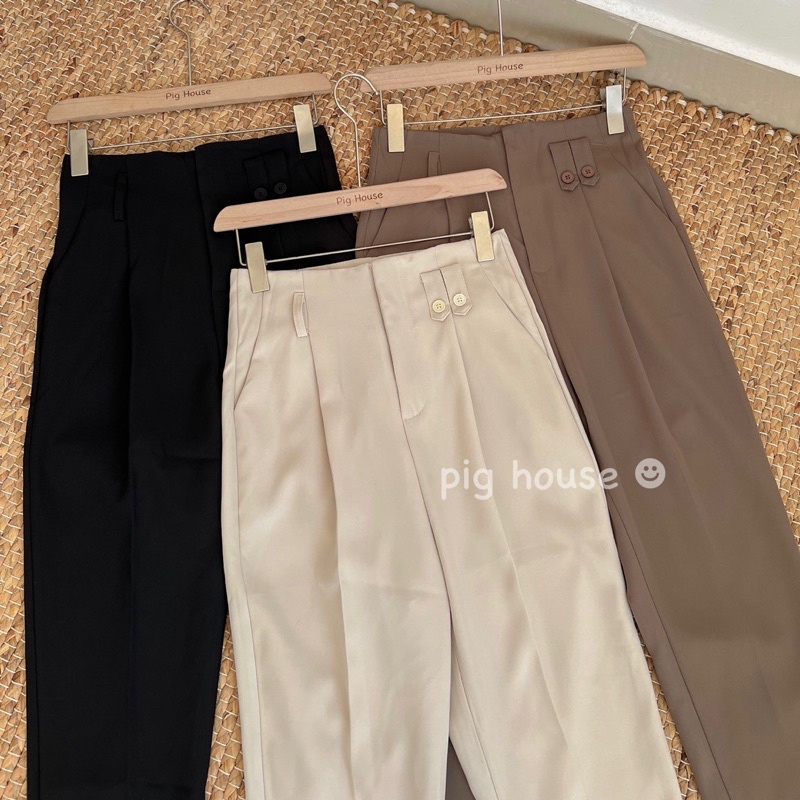 Quần tây baggy nữ 930 hàng QC chất đẹp lên form xinh