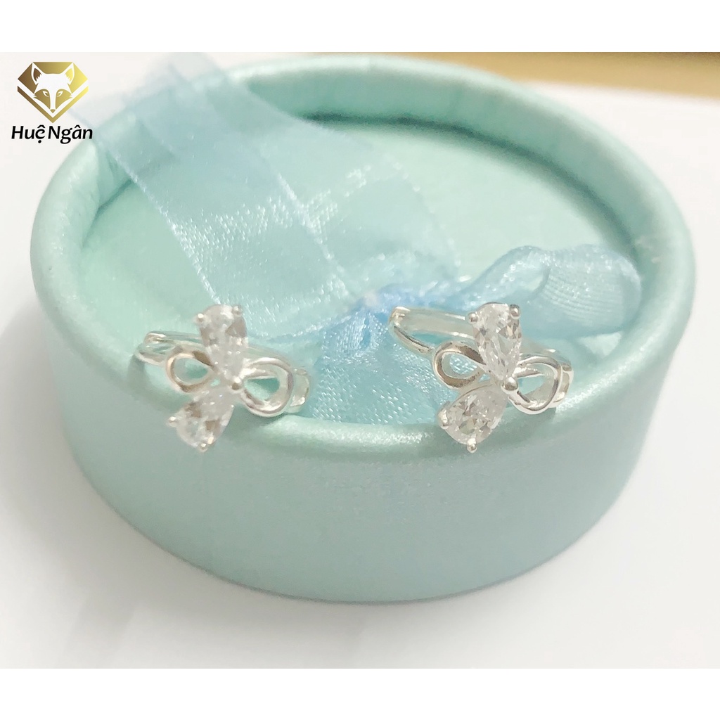 Bông tai bạc 925 Huệ Ngân - Nơ xinh RYE140493