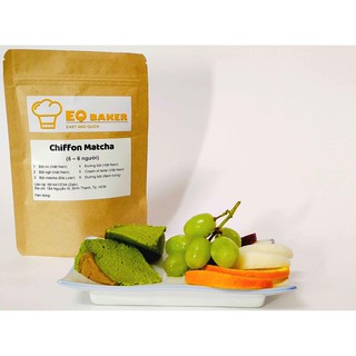 Bột làm bánh Chiffon Matcha EQ Baker