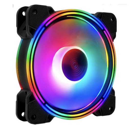 FAN M3 LED RGB LOẠI KHÔNG CẦN HUB MÀU CẦU VỒNG MỚI