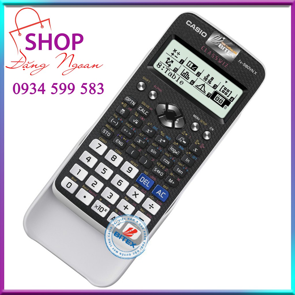 ❤️  Máy Tính Casio FX 580 VNX Hàng Chính Hãng Bảo Hành 7 Năm BITEX - Đặng Ngoan Shop