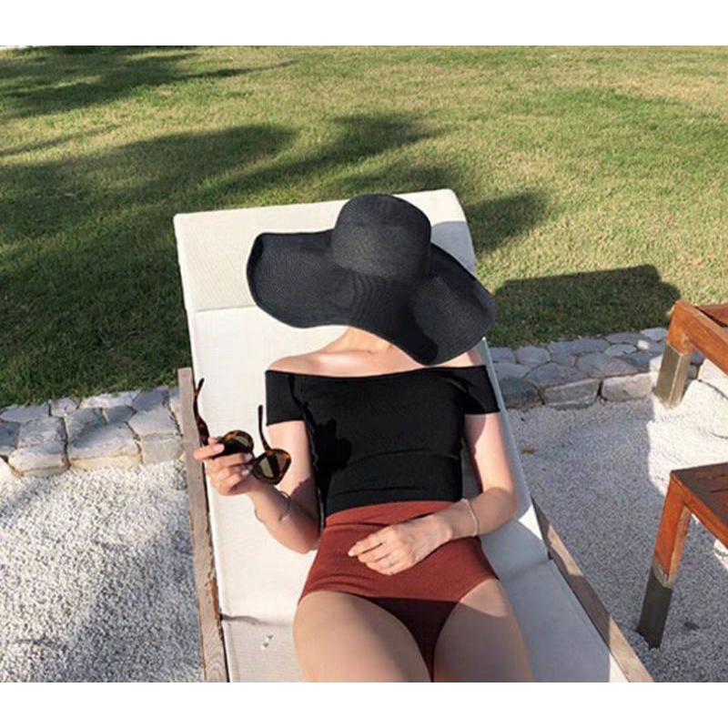 Nón đi biển đẹp mũ rộng vành chống nắng UV Lh0917399527