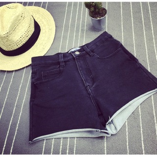 Quần short thun giả jean big size màu đen size đại 68-95kg