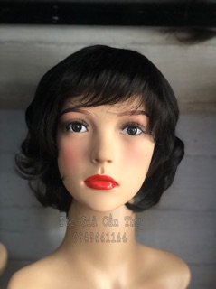 Tóc bộ xoăn tém trung niên