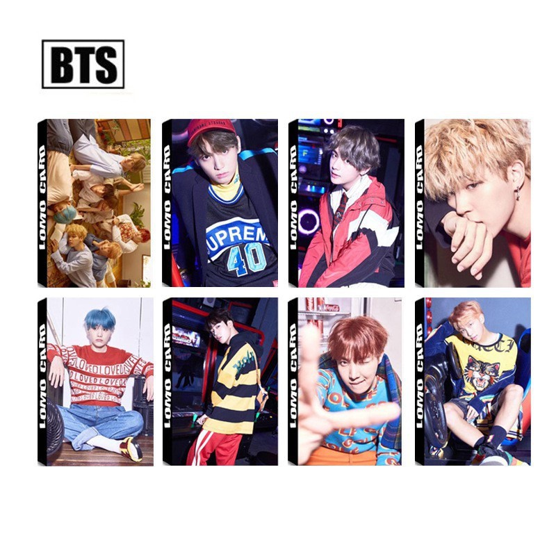 (20 lựa chọn) Lomo bts love yourself bộ ảnh hộp 30 ảnh thẻ hình nhóm nhạc idol Hàn quốc
