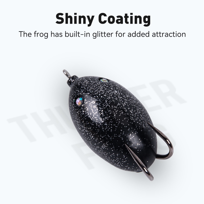 Mồi câu cá giả KINGDOM hình con ếch nhảy 10g 50mm chuyên dụng