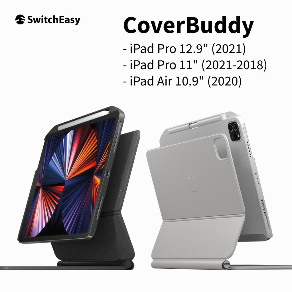 SwitchEasy Ốp Máy Tính Bảng Có Bàn Phím Ảo Thuật M1 Dành Cho Apple iPad Pro 11 Inch Thế Hệ Thứ 3/ iPad Air 10.9"/4th Gen/12/9 Inch 2021&2020& 2018