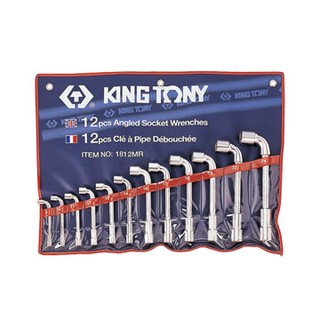 BỘ ỐNG ĐIẾU LỖ CHỮ L 12 CHI TIẾT KINGTONY 1812MR