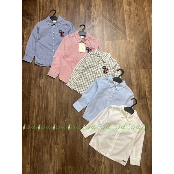 Áo sơ mi bé trai QC AD2355 A100