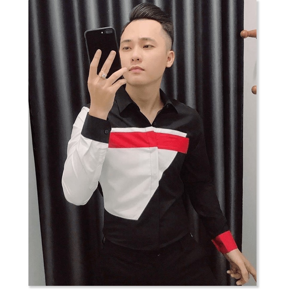 ÁO SƠ MI NAM PHỐI KIỂU CARO ĐẲNG CẤP PHONG CÁCH HHP