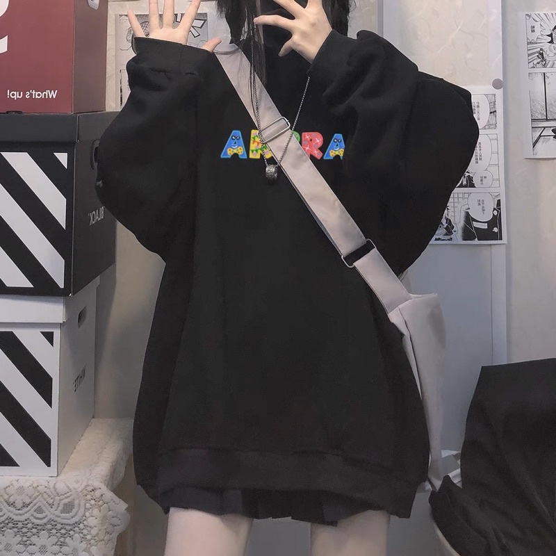 Áo Sweater Nỉ Bông ARPAR Hoạ Tiết Xinh Xắn