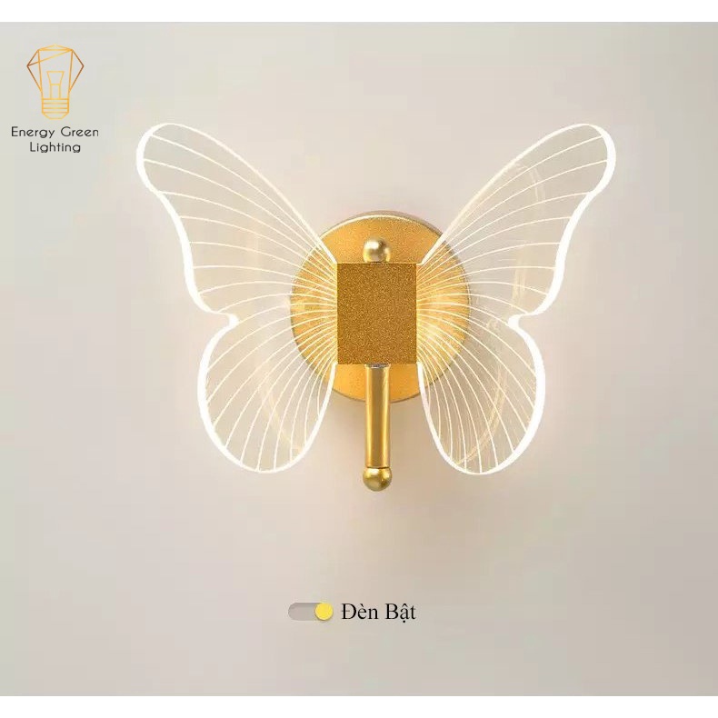Đèn Tường LED Hình Con Bướm Energy Green Lighting   DT-279 Decor Vintage - 3 Chế Độ Ánh Sáng - Trang Trí Trong Nhà