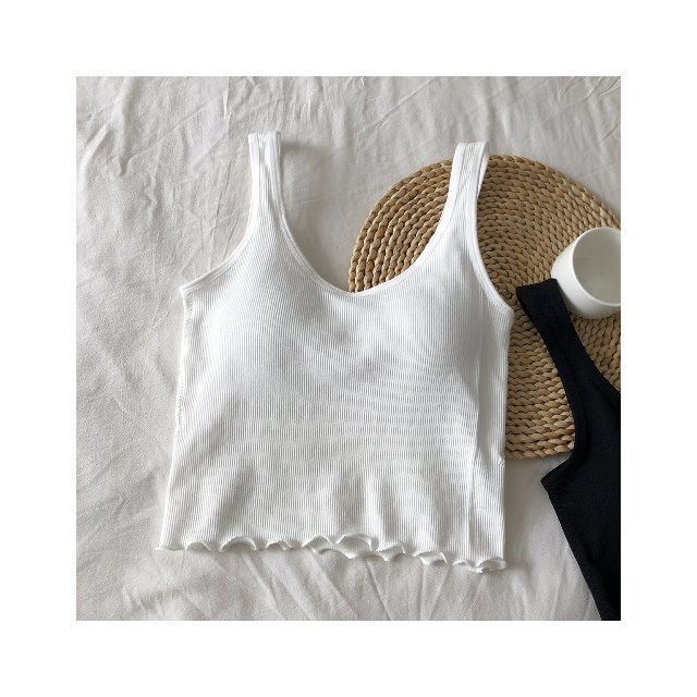 Áo Hai Dây Cổ Chữ U Phong Cách Thể Thao Thời Trang Hàn Quốc Cho Nữ