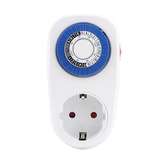 24 Hours Plug-in Timer Switch Mechanical Timing Socket Time Controller Intelligent Timing Socket