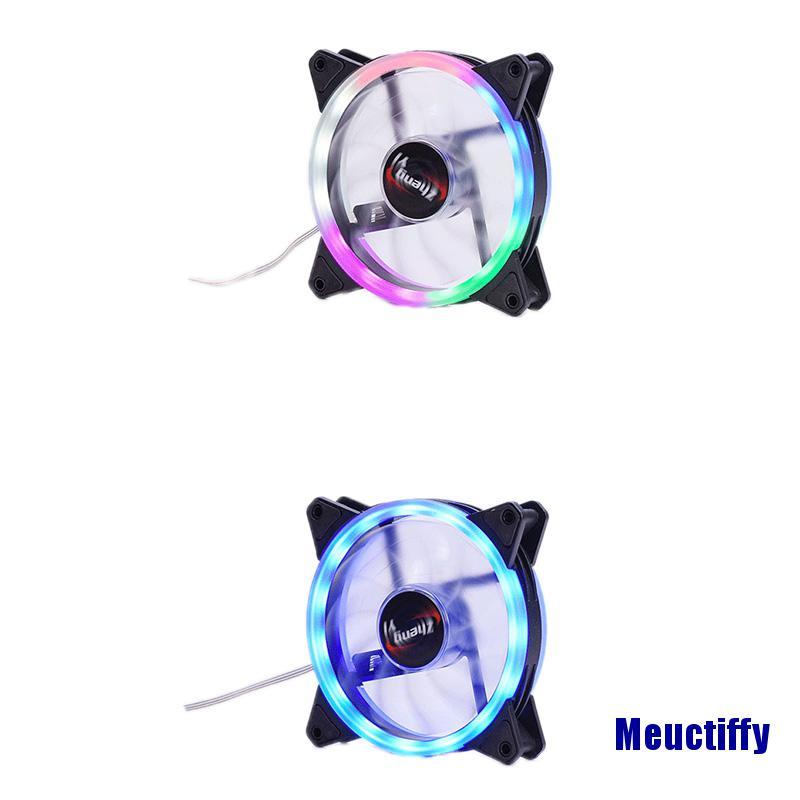 Quạt Tản Nhiệt Có Đèn Led Rgb 12cm Dc 12v Cho Pc Cpu Ffy