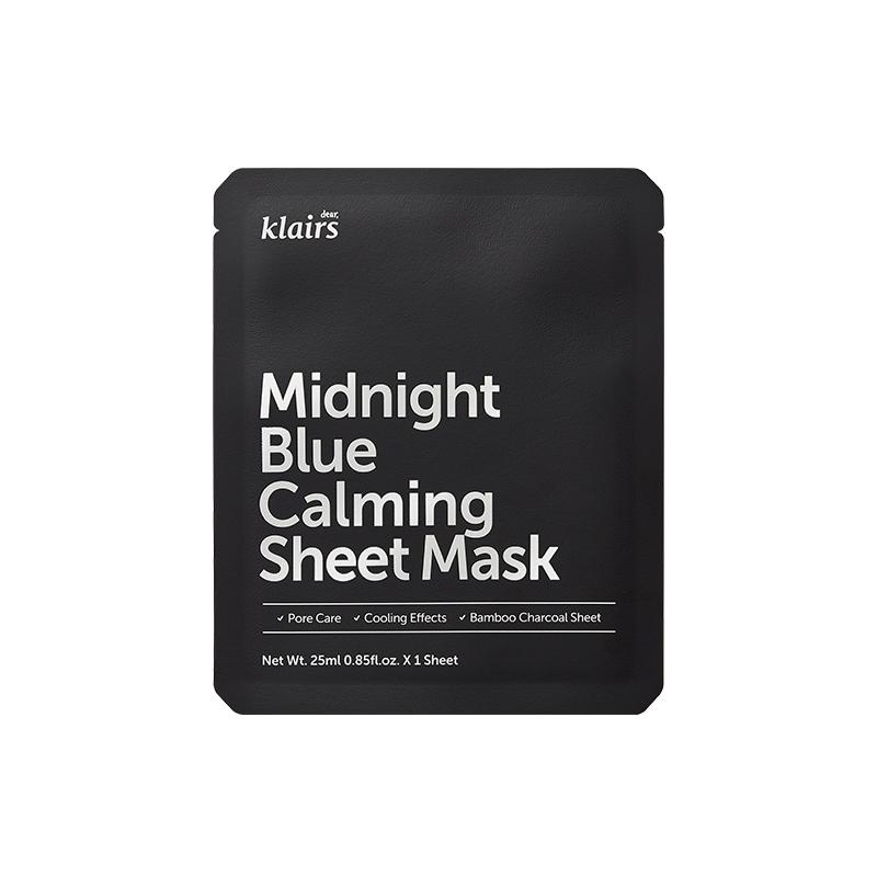 Mặt Nạ Dear Klairs Dưỡng Ẩm Và Phục Hồi Da Midnight Blue Calming Sheet Mask 25ml