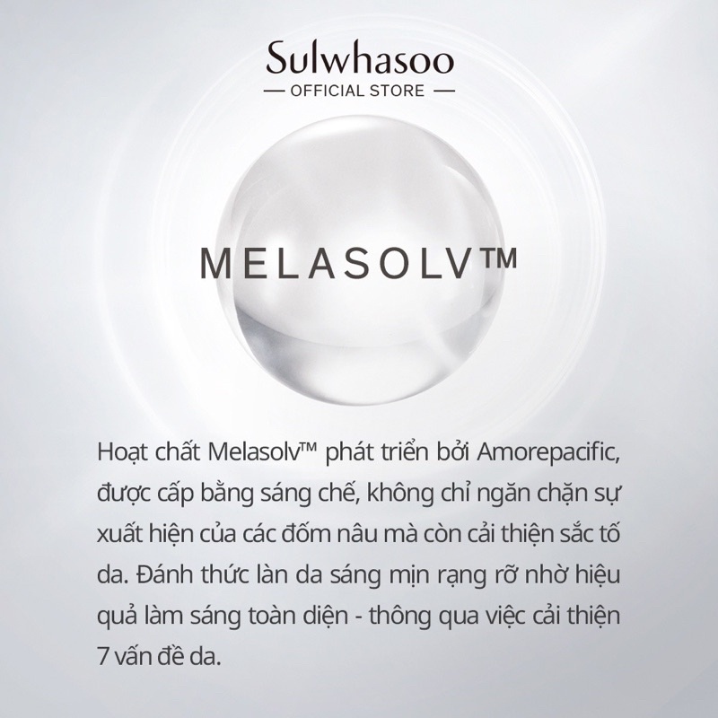 Gói Serum truyền trắng bạch sâm Sulwhasoo ConCentrated Ginseng Brightening 1ml