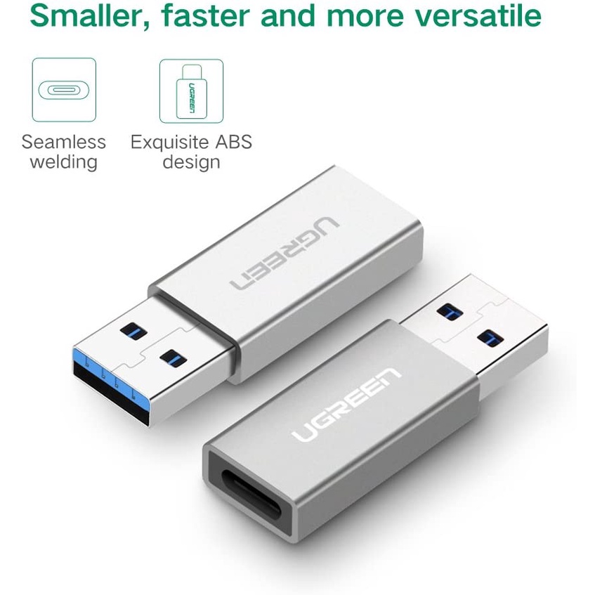 Đầu chuyển USB Type C to Usb 3.0 Ugreen 30705 - Hàng chính hãng
