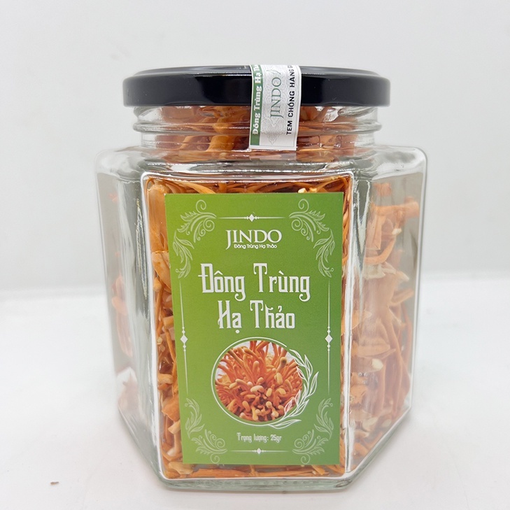 Đông trùng hạ thảo 25g thượng hạng chính hãng JINDO
