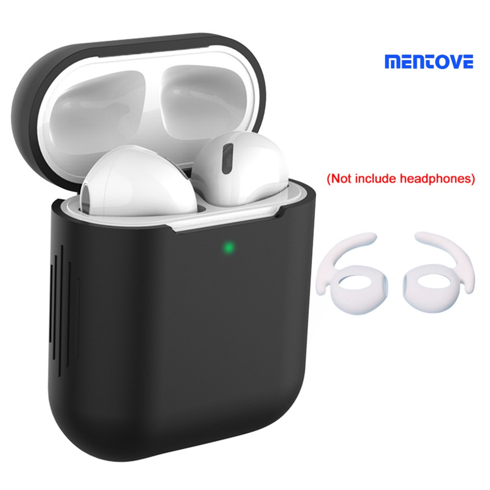 Vỏ Đựng Bảo Vệ Hộp Sạc Tai Nghe Airpods 1 / 2 Chống Trầy Bằng Silicone