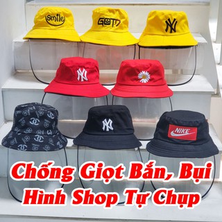 FreeShip 50k Mũ/nón có chắn chống dịch chống bụi Người Lớn tuổi - Nhiều Loại