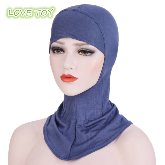 Nkodok Khăn Trùm Đầu Hijab Che Phủ Toàn Diện Màu Trơn Phong Cách Hồi Giáo