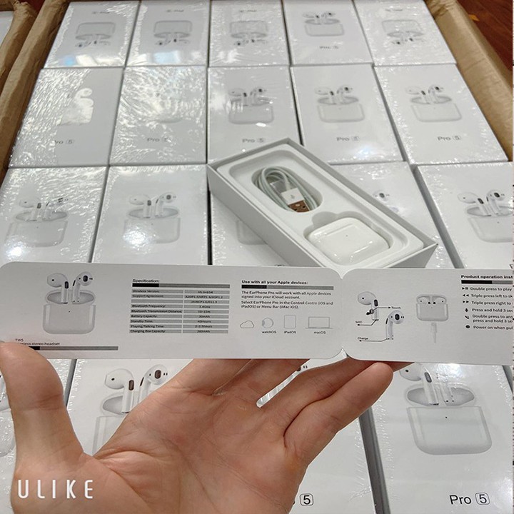Tai Nghe Bluetooth Airpod Pro 5 Cao Cấp, Định vị đổi tên, Siêu nhạy iTech | BigBuy360 - bigbuy360.vn