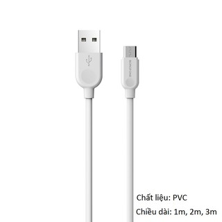Cáp sạc Micro USB  BX14 dài 1m, 2m, 3m