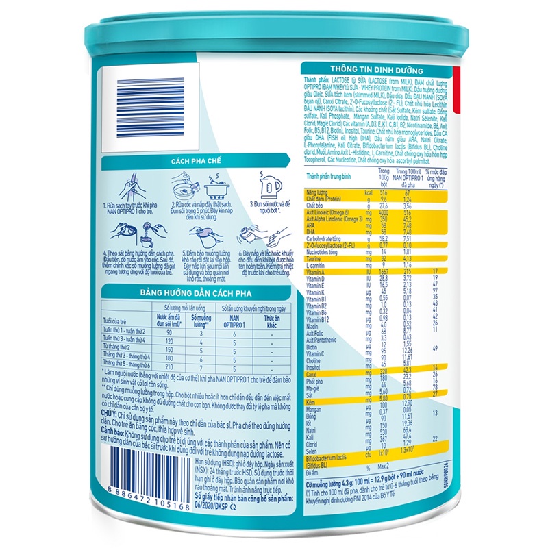 Sữa Bột Nestle NAN OPTIPRO 1 HMO 900g