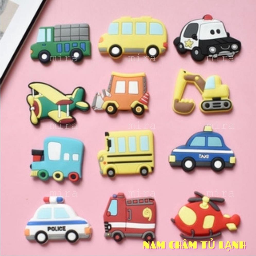 Nam Châm Tủ Lạnh PVC Phương Tiện Giao Thông Xe Máy Bay Cho Bé Trang Trí Bàn Học, Đính Note MIRA-PVC79001
