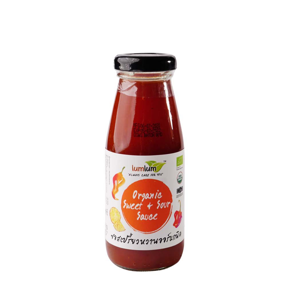 Sốt Ớt Giấm Dứa Hữu Cơ Lumlum 200g – Organic Sweet &amp; Sour Sauce