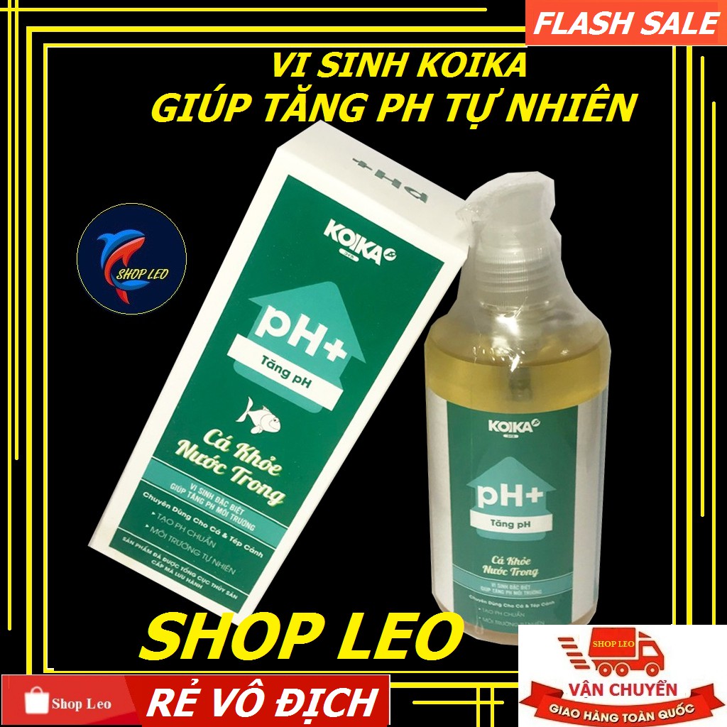 VI SINH KOIKA - VI SINH TIÊU HOÁ - KHỬ ĐỘC - TĂNG GIẢM PH CHUYÊN HỒ CÁ CẢNH - TÉP CẢNH - BỂ THỦY SINH - HỒ CÁ CẢNH