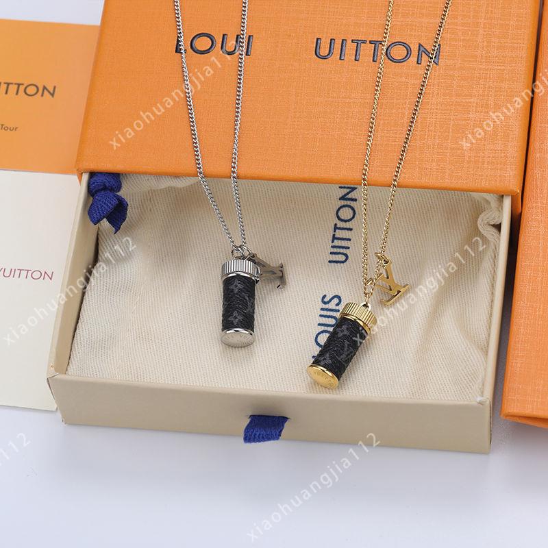 Dây Chuyền Thép Titan Mặt Hình Lọ Nước Hoa Cổ Điển Thời Trang Cho Cặp Đôi