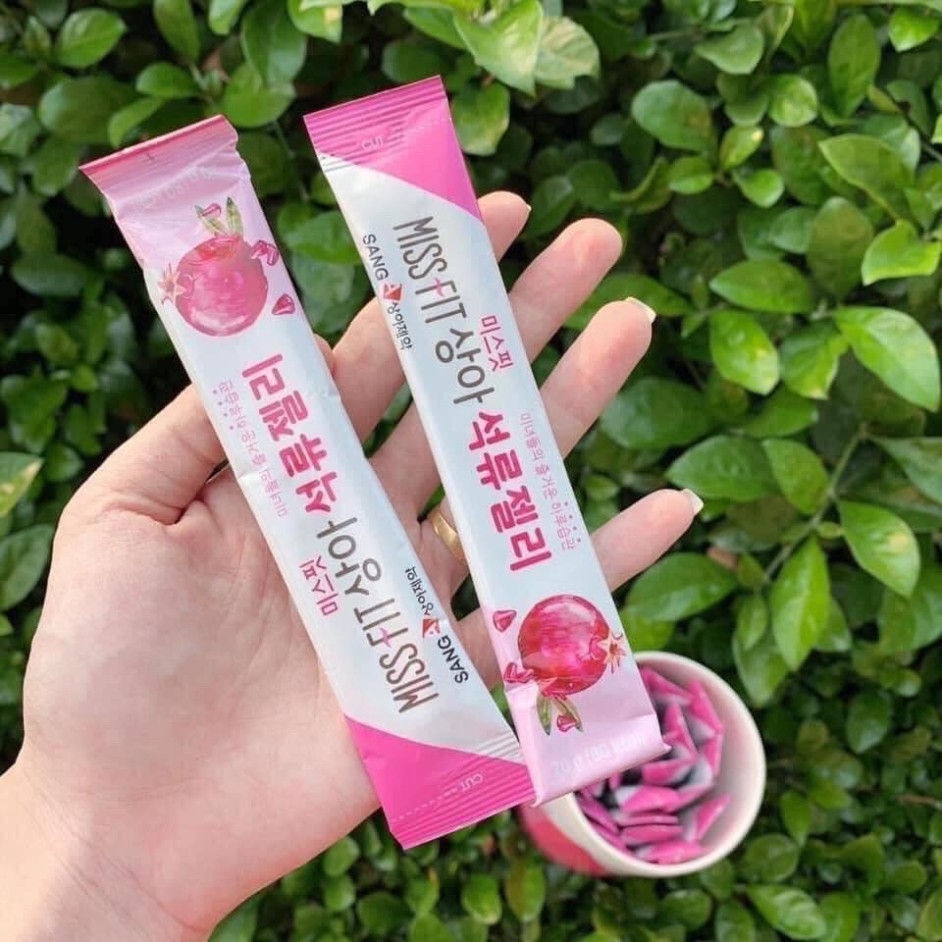 Thạch lựu bổ sung collagen đẹp da Miss Fit SANGA Hàn Quốc