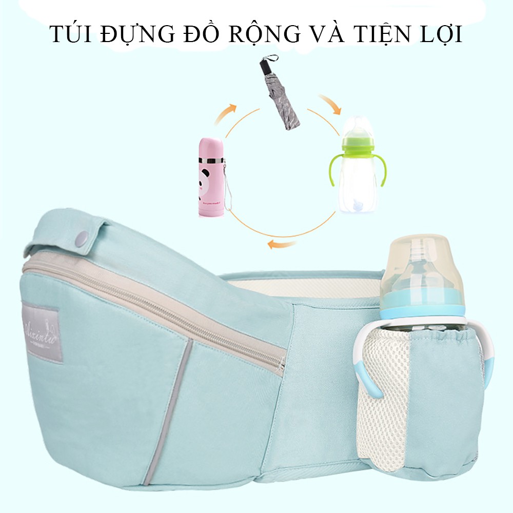 Địu em bé- địu ngồi đa năng chống gù Aixintu Forbaby cho bé 0-36 tháng, 9 tư thế an toàn tiện lợi cho mẹ và bé