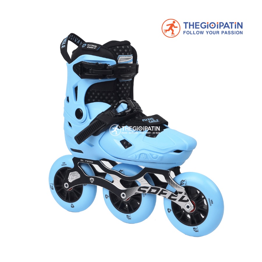 Giày Patin Trẻ Em COUGAR Flying Eagle S7 Speed, Phiên bản nâng cấp, hỗ trợ chơi tốc độ, tặng kèm túi đựng giày