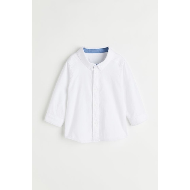 Áo sơ mi trắng cho bé yêu HM US/UK size từ 4-6m đến 3-4y