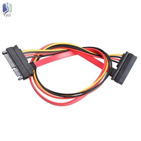 Dây Cáp Chuyển Đổi 22 Pin Male Sang Female 7+15 Pin Sata Female 30cm