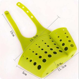 Giỏ nhựa dẻo đựng đồ rửa bát, túi đựng đồ rửa bát
