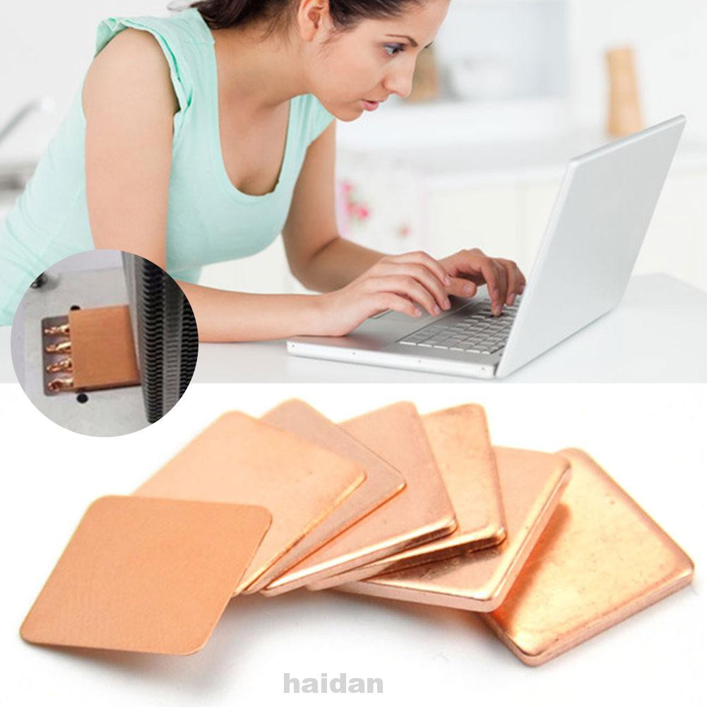 10pcs Heat Sink Copper Shim Graphics Card Dissipation Laptop Mini Thermal Pad Computer GPU