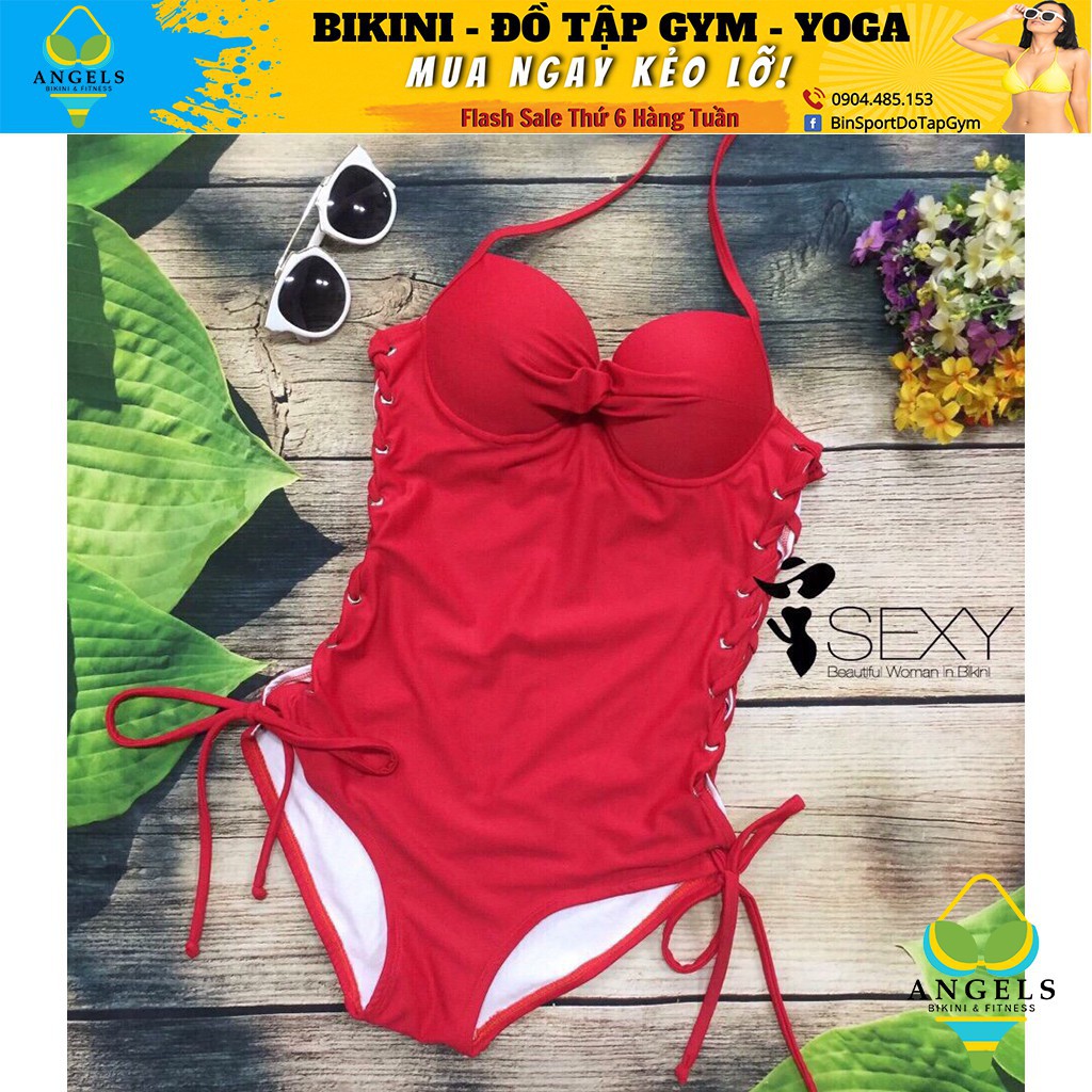 Bikini Body Đan Eo, Bộ Đồ Bơi Một Mảnh ,Màu Đen, Đỏ, Rêu,Sexy Mặc Đi Biển BHV013 [ Giá Sỉ ] | WebRaoVat - webraovat.net.vn