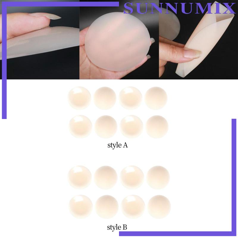 Set 8 Miếng Silicone Nâng Ngực Không Dây Tái Sử Dụng Linh Hoạt