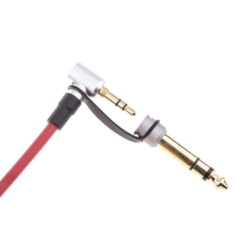 Bộ chuyển đổi dây cáp âm thanh nổi thay thế 3,5mm sang 3,5 / 6,5mm cho Tai nghe trộn âm thanh Beats Edition PRO DETOX Solo HD r57