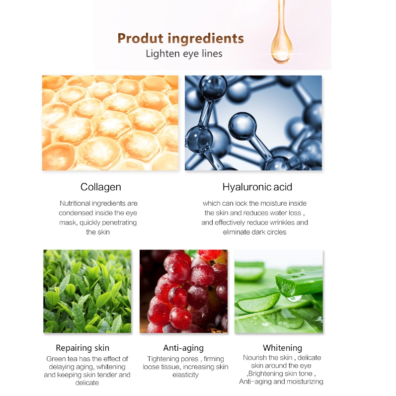 Mặt nạ mắt Collagen vàng chống quầng thâm nếp nhăn làm săn chắc da | BigBuy360 - bigbuy360.vn