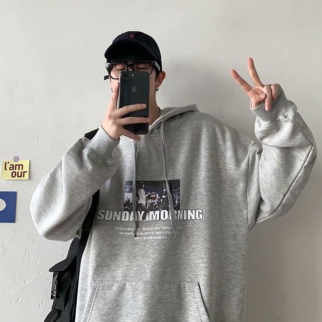 Áo Hoodie Dáng Rộng Thời Trang Hàn Quốc Dành Cho Nam | BigBuy360 - bigbuy360.vn